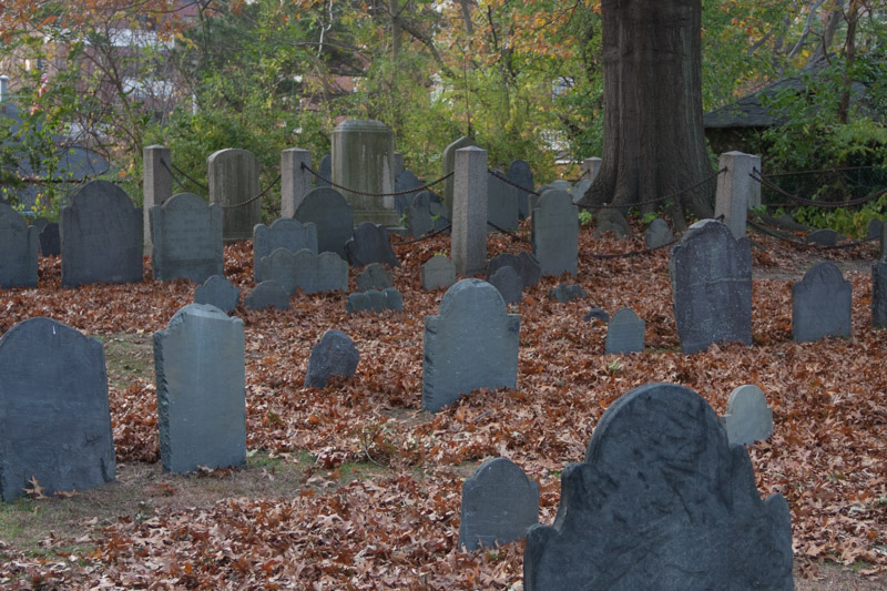 The Burying Point Cemetery, Salem